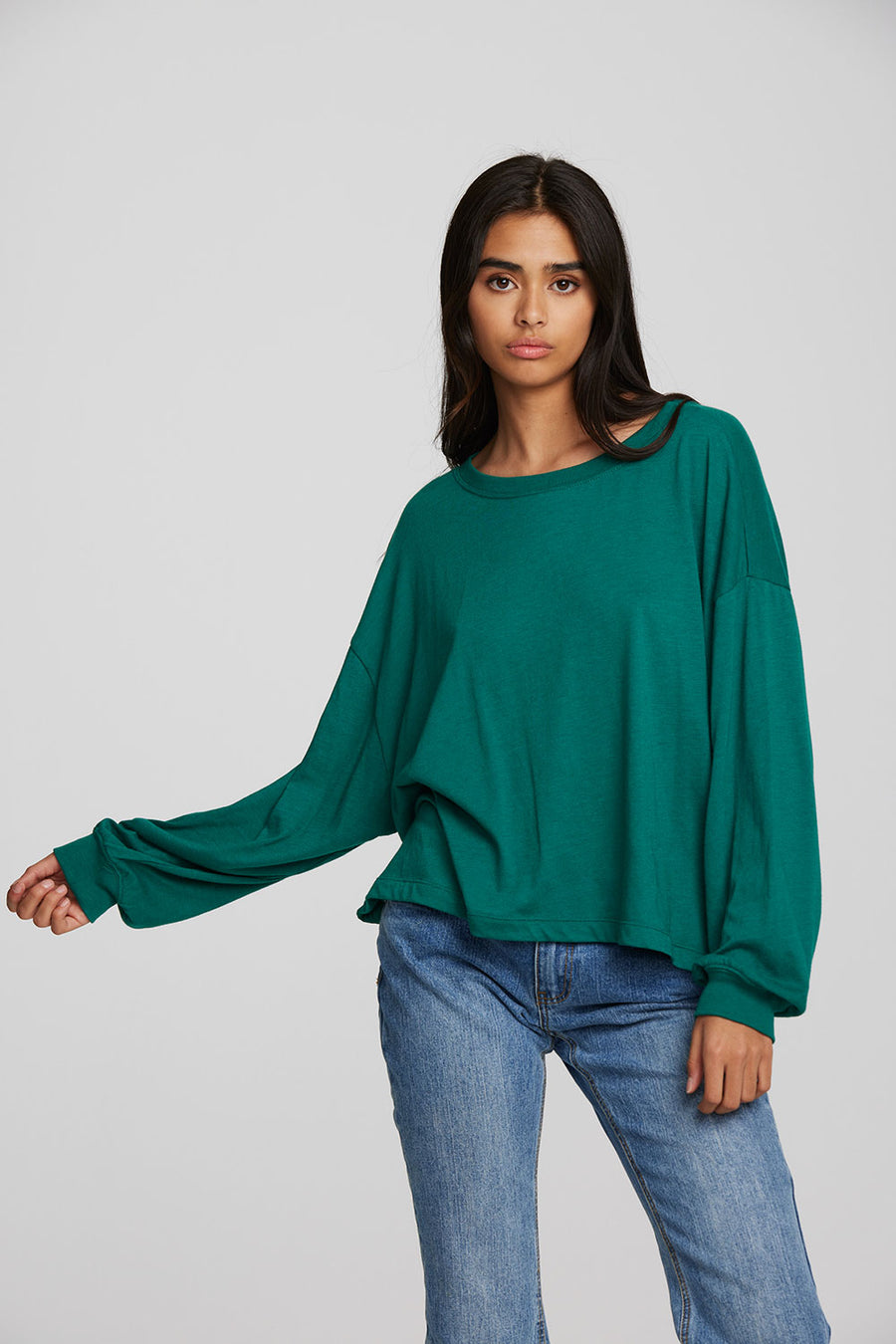 Bella Jersey Long Sleeve Tee Womens chaserbrand