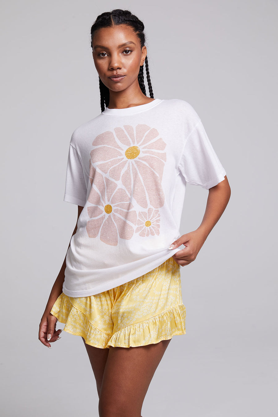 Retro Flowers Tee WOMENS chaserbrand