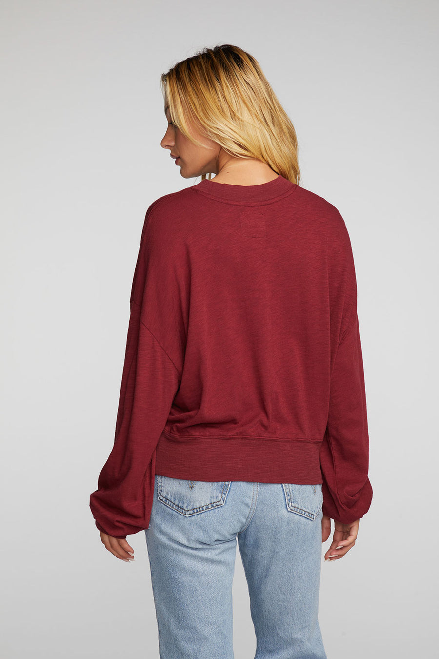 Gauze Jersey Thermal Pullover Womens chaserbrand