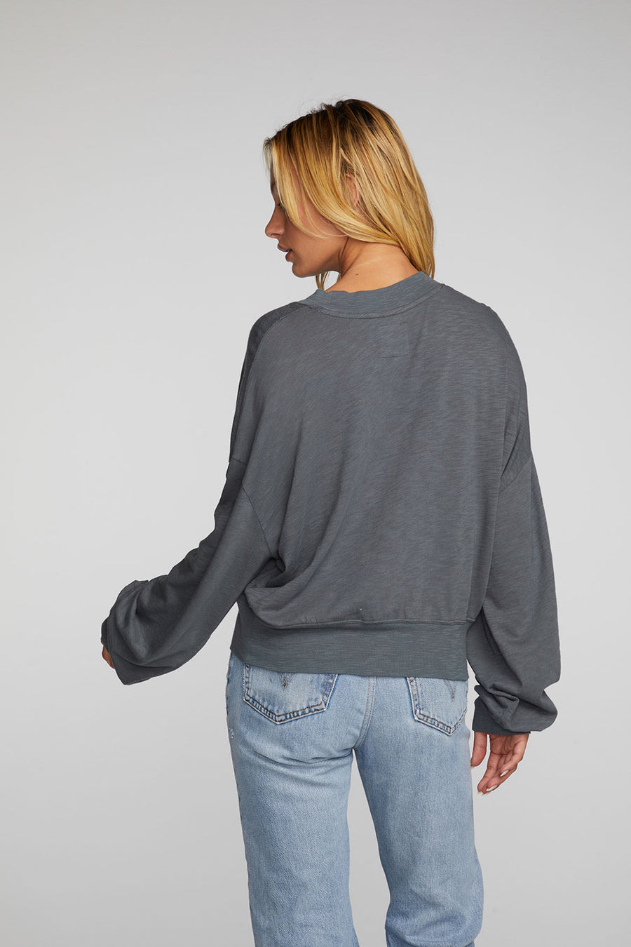 Gauze Jersey Thermal Pullover Womens chaserbrand