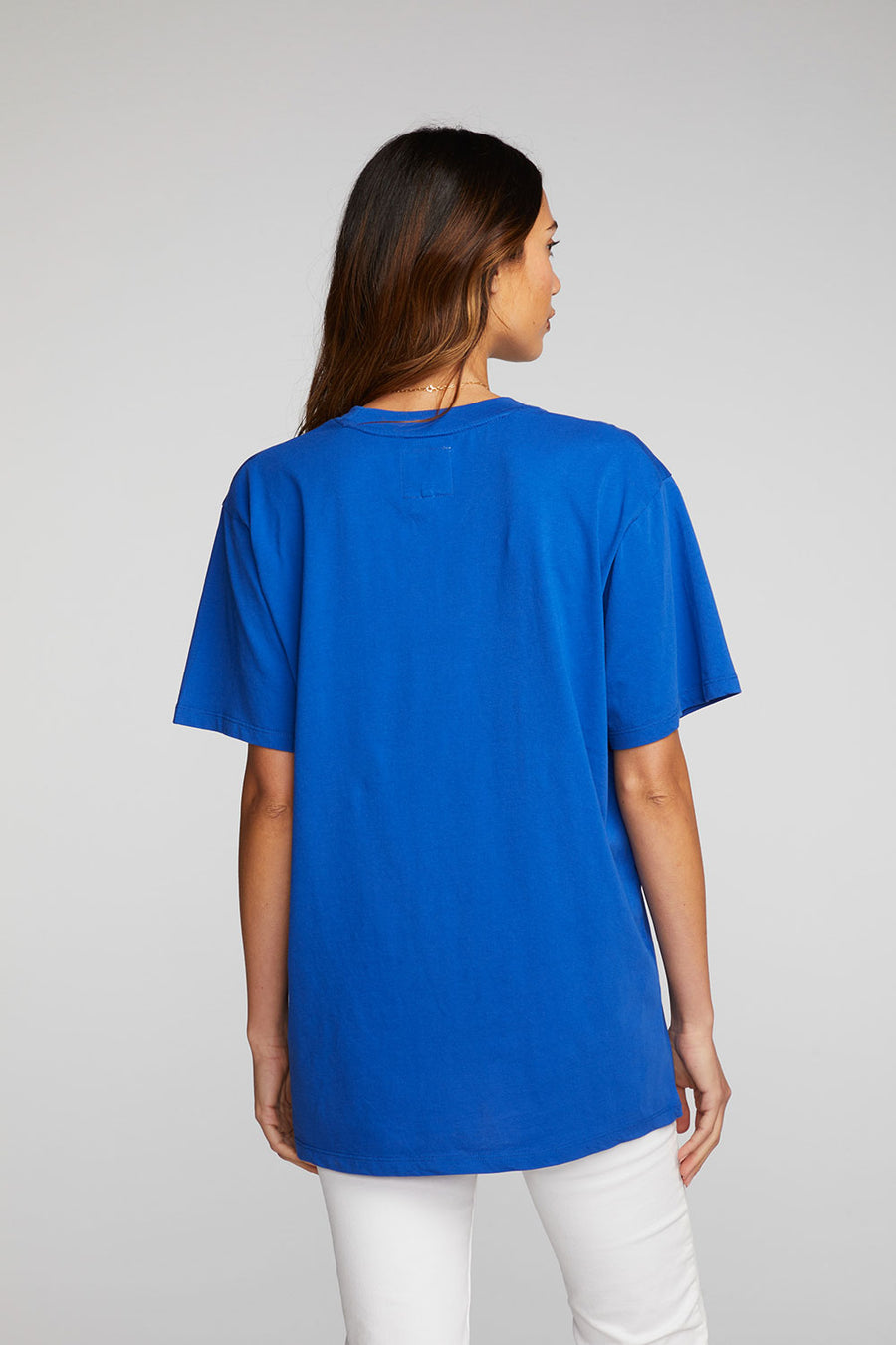 Cotton Jersey Short Sleeve Crewneck Tee Womens chaserbrand