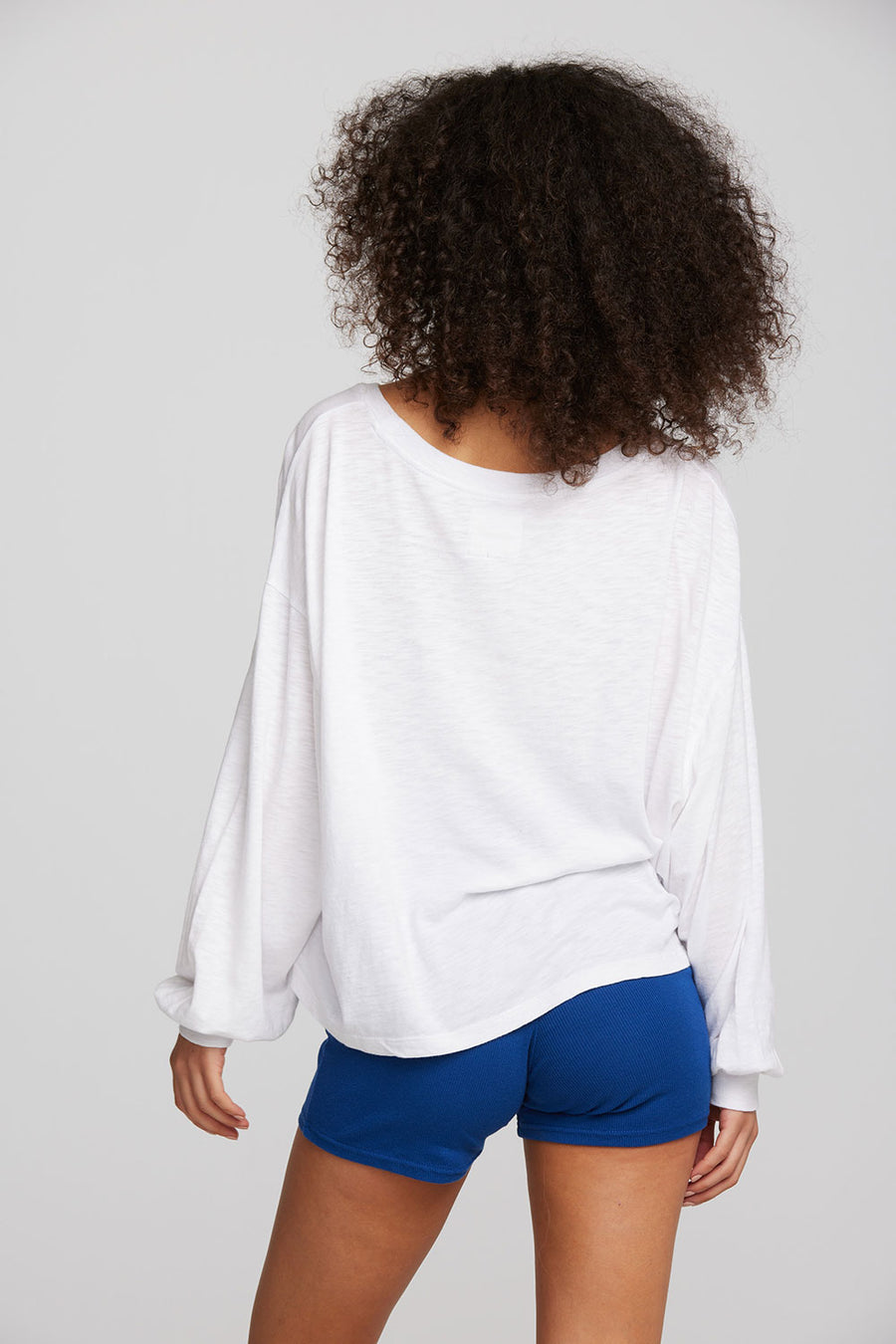 Gauze Jersey Long Sleeve Tee Womens chaserbrand