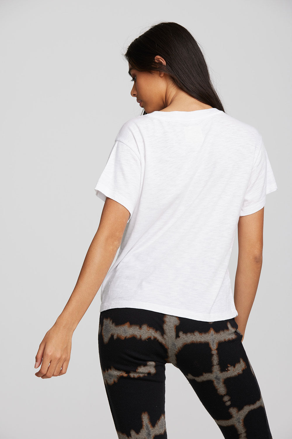 Gauze Jersey Oversized Crewneck Tee Womens chaserbrand