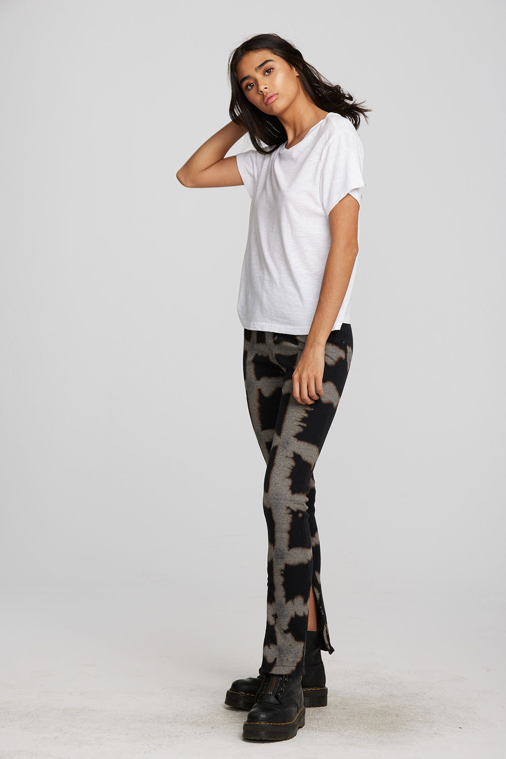 Gauze Jersey Oversized Crewneck Tee Womens chaserbrand