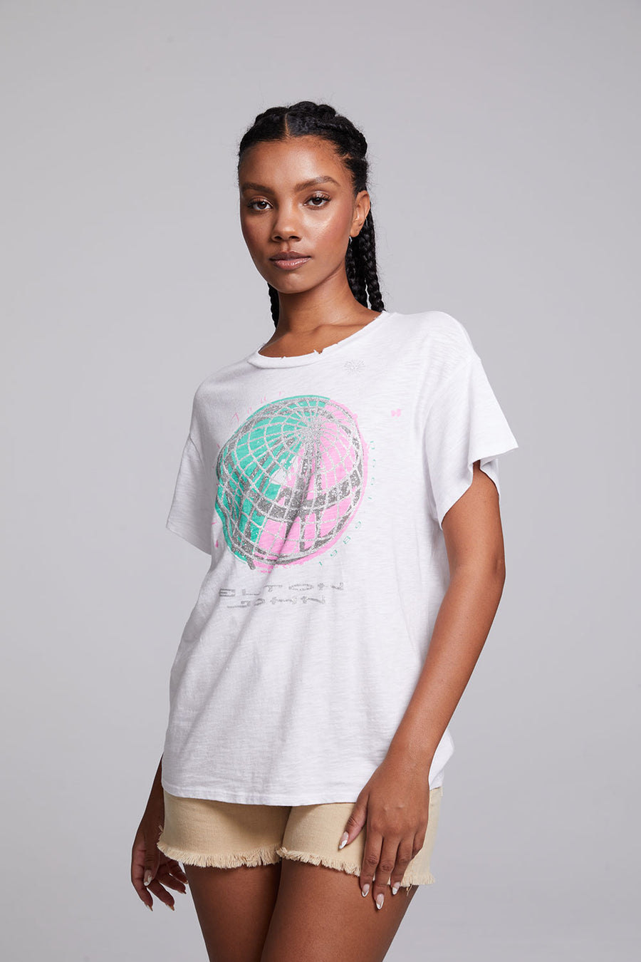 Elton John World Tour Crew Neck Tee WOMENS chaserbrand