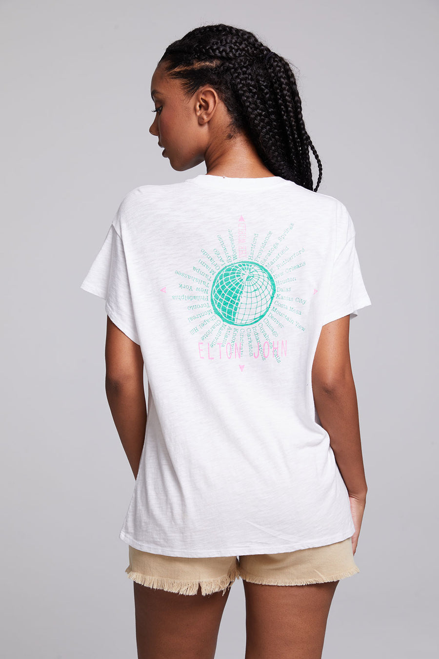 Elton John World Tour Crew Neck Tee WOMENS chaserbrand