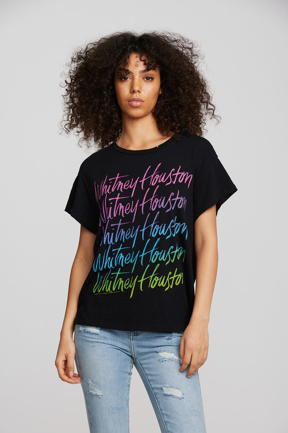 Whitney Houston - Gradient Script Womens chaserbrand
