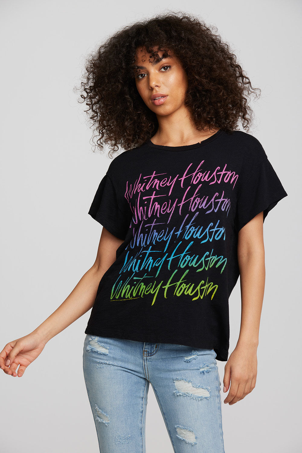 Whitney Houston - Gradient Script Womens chaserbrand