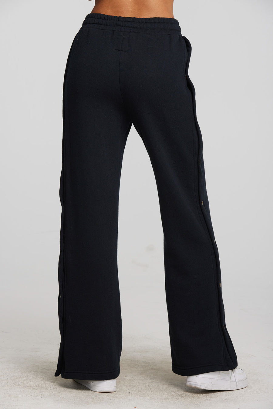 Zuma Cotton Terry Wide Leg Joggers with Button Side Seam Womens chaserbrand