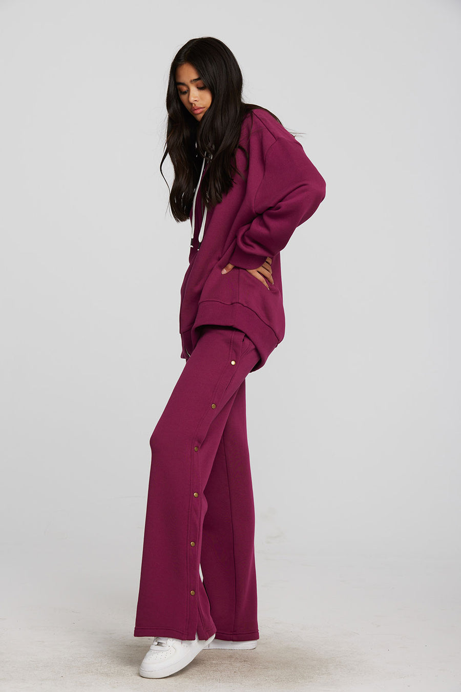 Zuma Cotton Terry Zip Up Hoodie Womens chaserbrand
