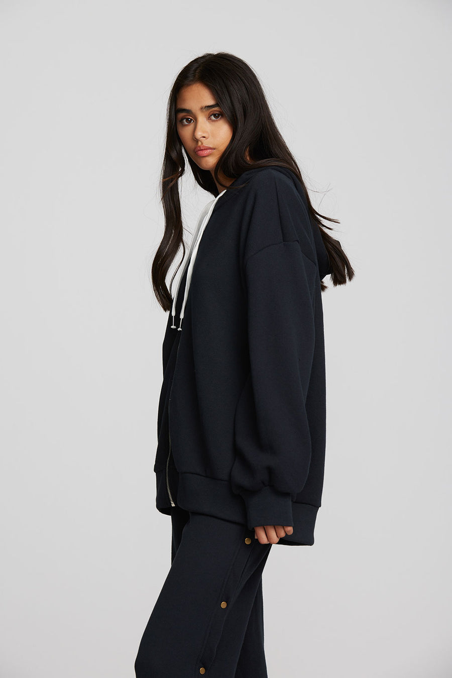 Zuma Cotton Terry Zip Up Hoodie Womens chaserbrand
