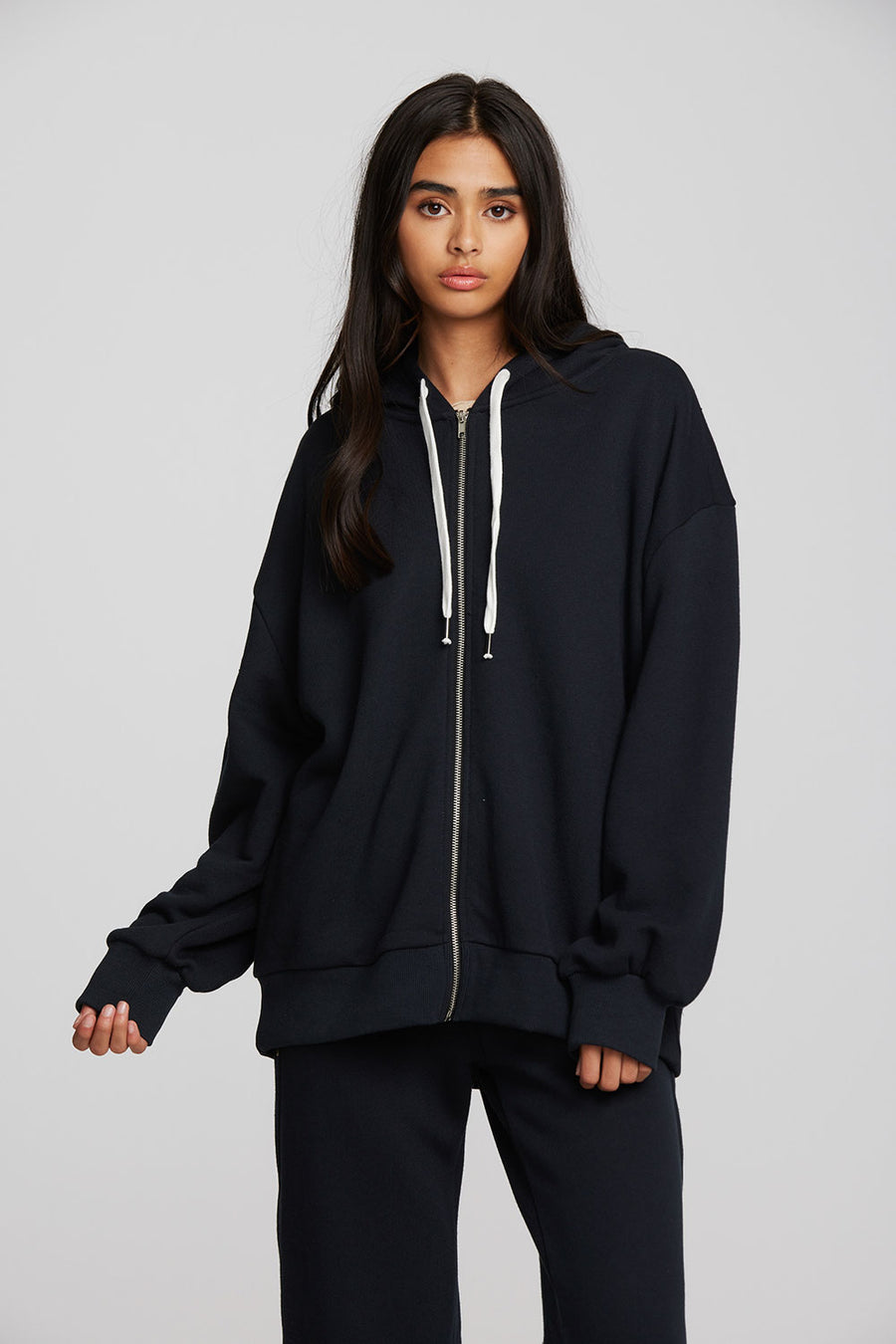 Zuma Cotton Terry Zip Up Hoodie Womens chaserbrand