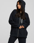 Zuma Cotton Terry Zip Up Hoodie Womens chaserbrand