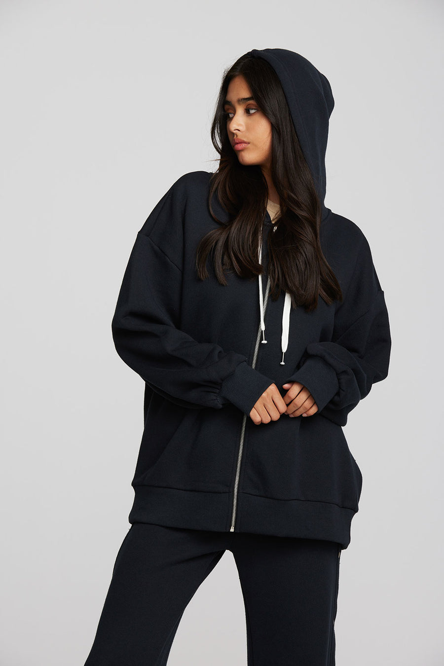 Zuma Cotton Terry Zip Up Hoodie Womens chaserbrand