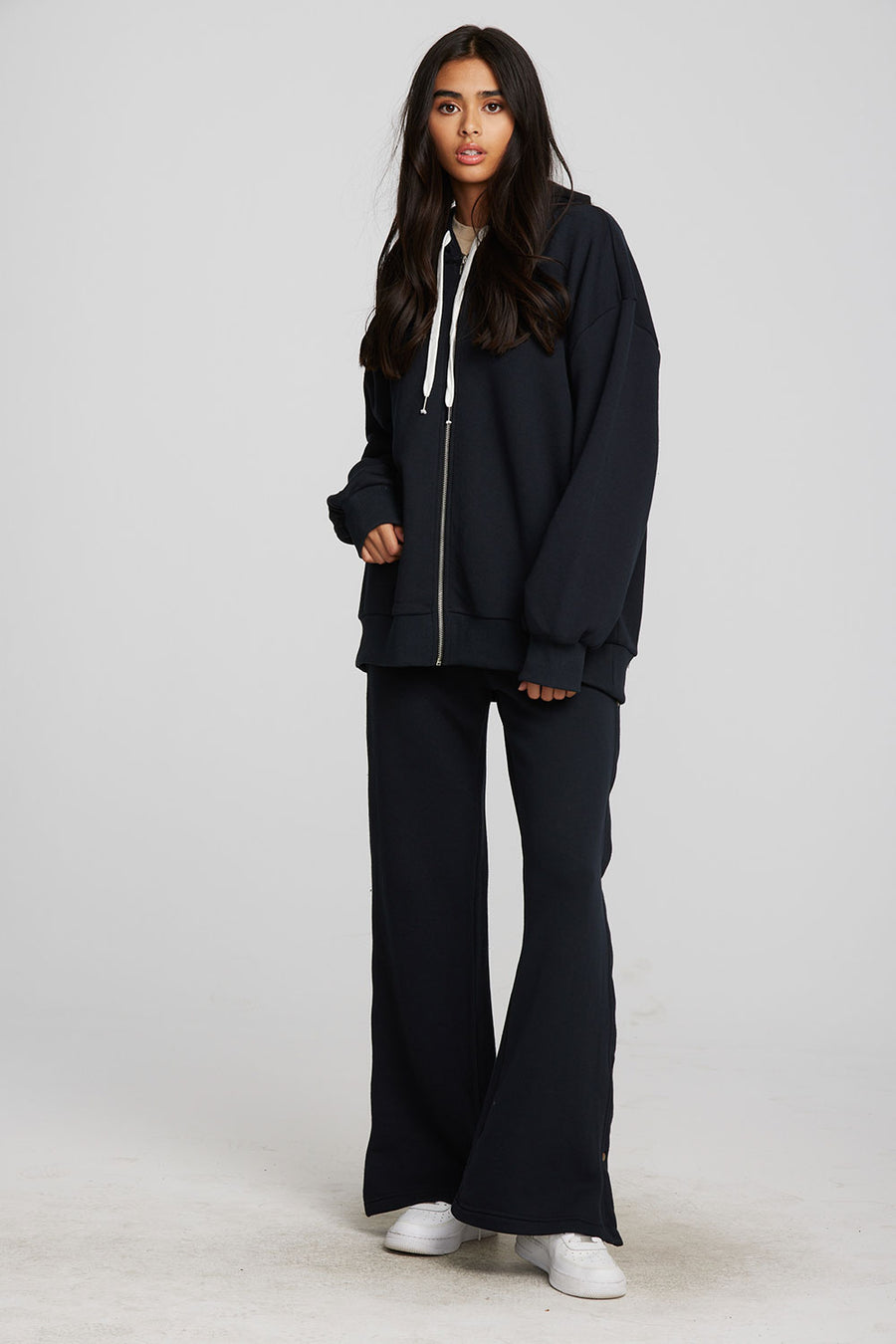 Zuma Cotton Terry Zip Up Hoodie Womens chaserbrand