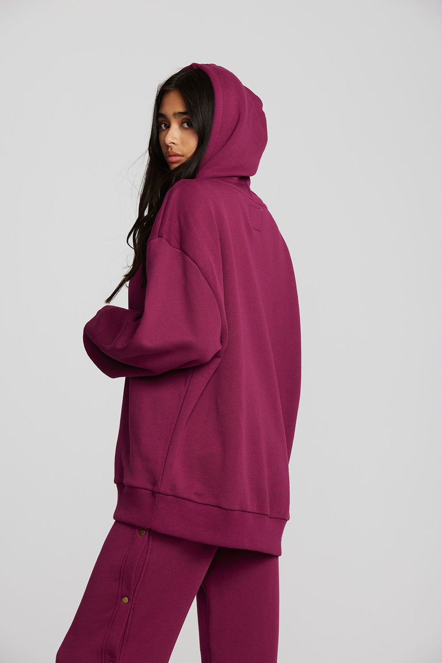 Zuma Cotton Terry Zip Up Hoodie Womens chaserbrand