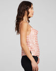 Bleeker Tank Top Embellished Check Womens chaserbrand