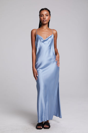 Bleeker Blue Grotto Midi Dress WOMENS chaserbrand