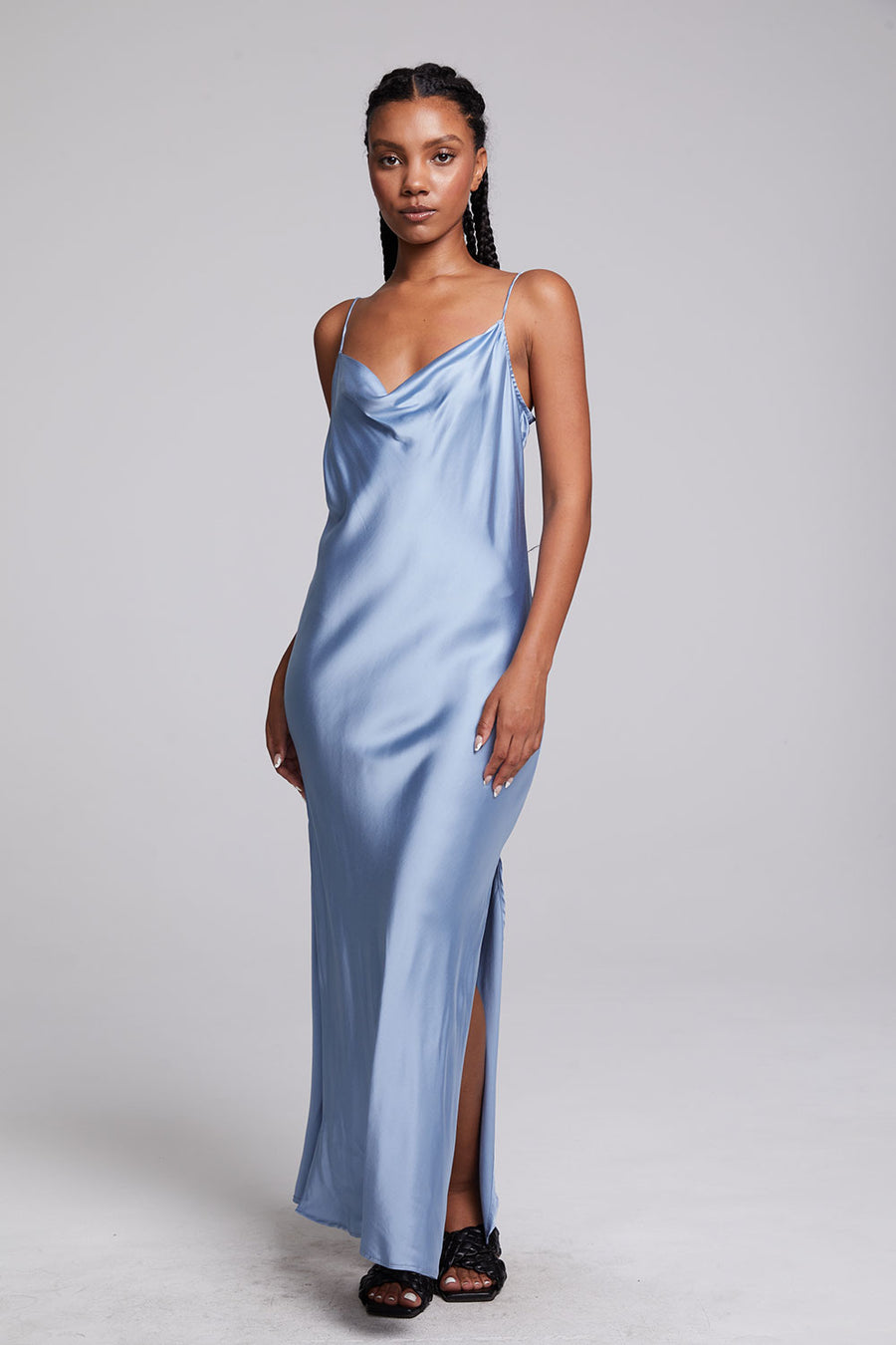 Bleeker Blue Grotto Midi Dress WOMENS chaserbrand