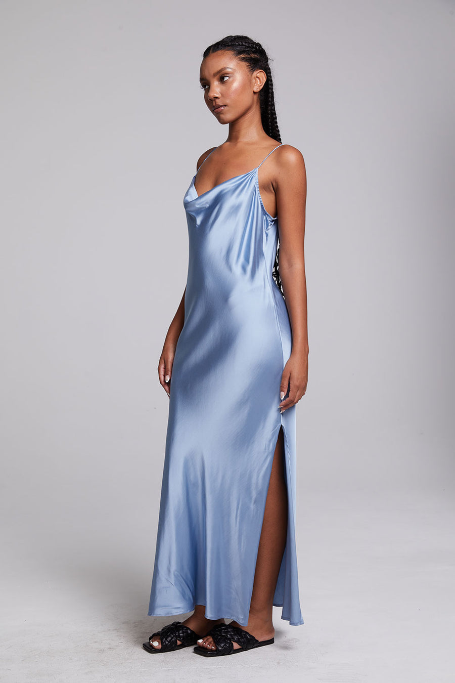 Bleeker Blue Grotto Midi Dress WOMENS chaserbrand