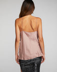 Stretch Silky Woven Tank Top Womens chaserbrand