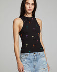 Carnaby Tank Top Palm Print WOMENS chaserbrand