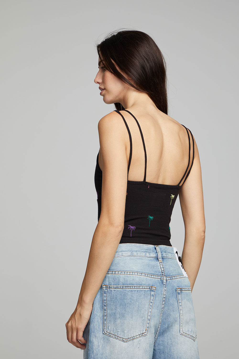 Strand Crop Top - Black Onyx WOMENS chaserbrand