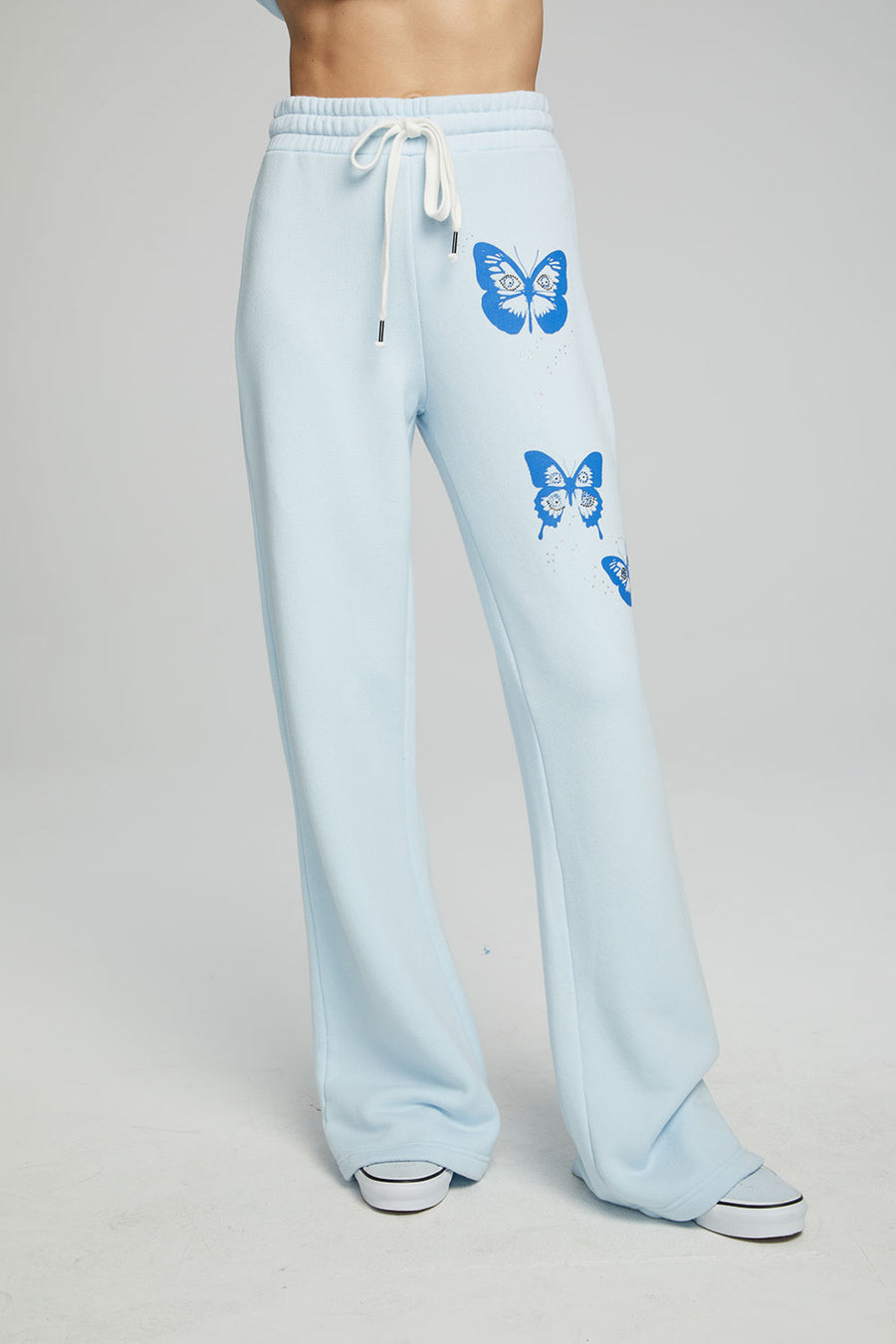 Blue butterfly sweatpants deals