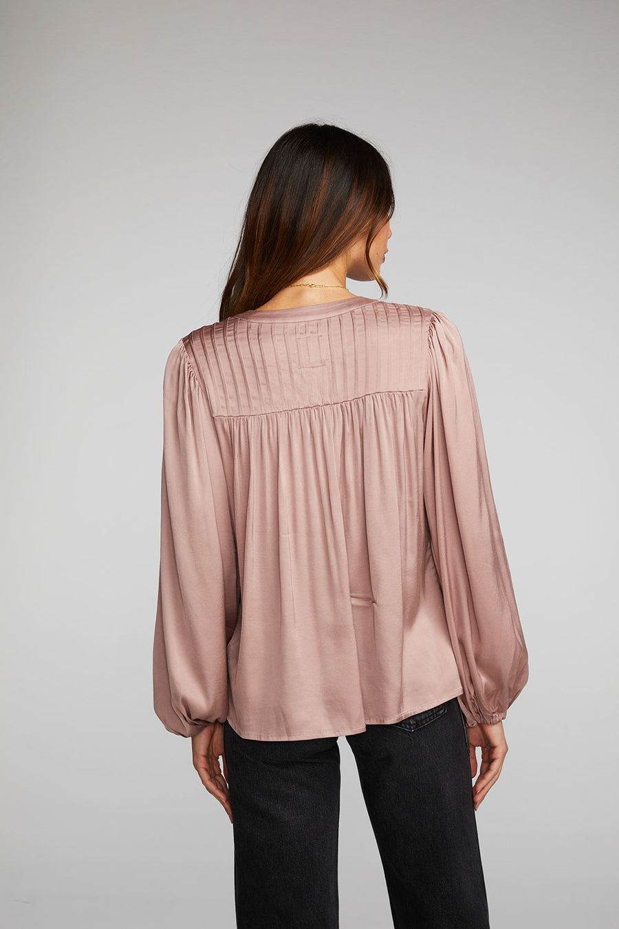 Stretch Silky Woven Button Down Womens chaserbrand
