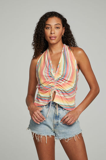 Idlewild Tank Top - Multi-Stripes WOMENS chaserbrand