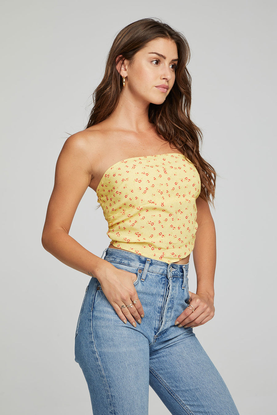 Pier Crop Top - Anise Flower WOMENS chaserbrand