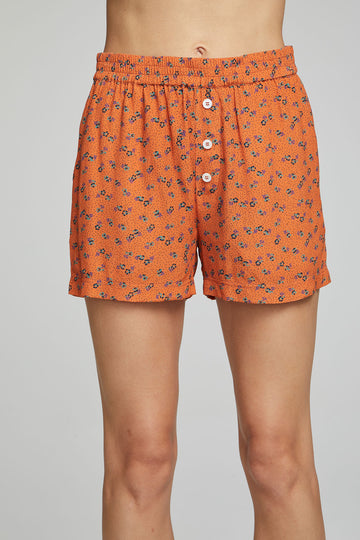 Ollie Boxer Shorts -Tigerlily Floral Print WOMENS chaserbrand