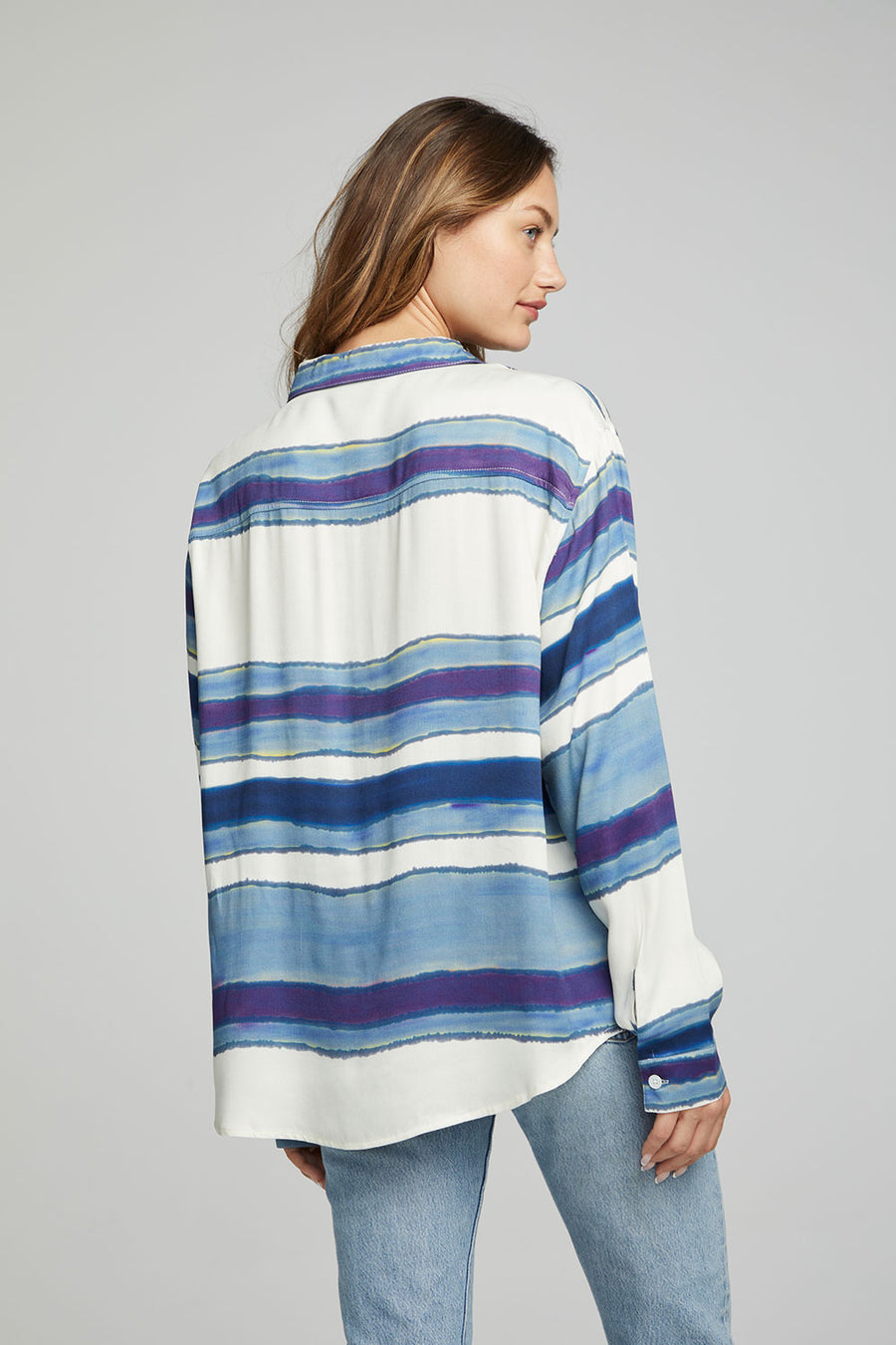 Saville Button Down - Pacific Stripe WOMENS chaserbrand