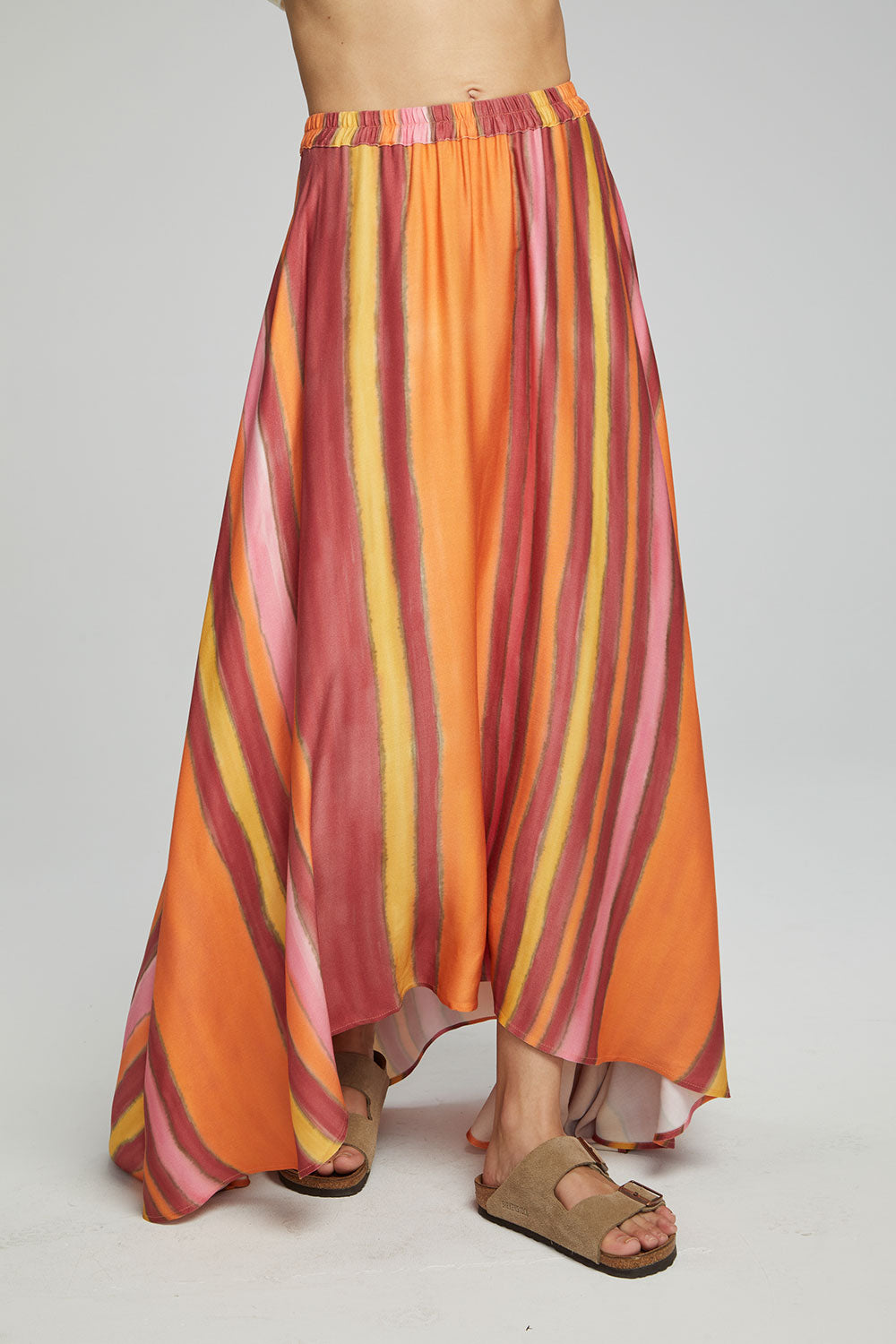 Hazel Maxi Skirt Sunset Stripe chaser