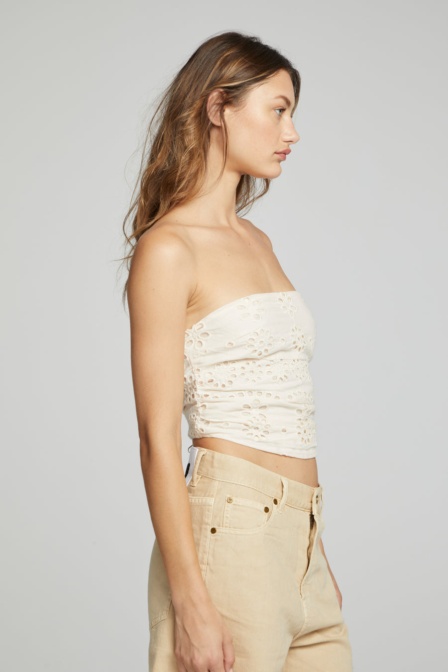Pier Crop Top - Gardenia WOMENS chaserbrand