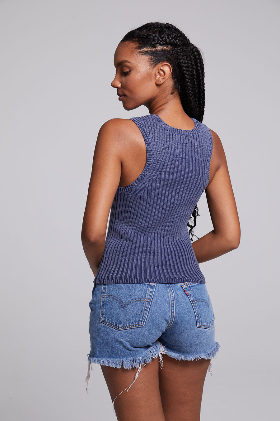 Carnaby Washed Indigo Tank Top WOMENS chaserbrand