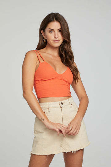 Strand Crop Top - Tigerlily WOMENS chaserbrand