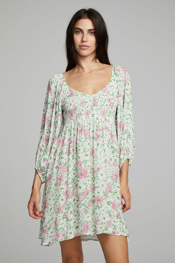 Dolce Mini Dress - Daisy Floral Print WOMENS chaserbrand