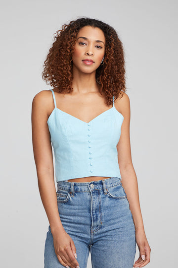 Cara Tank Top - Clear Sky WOMENS chaserbrand