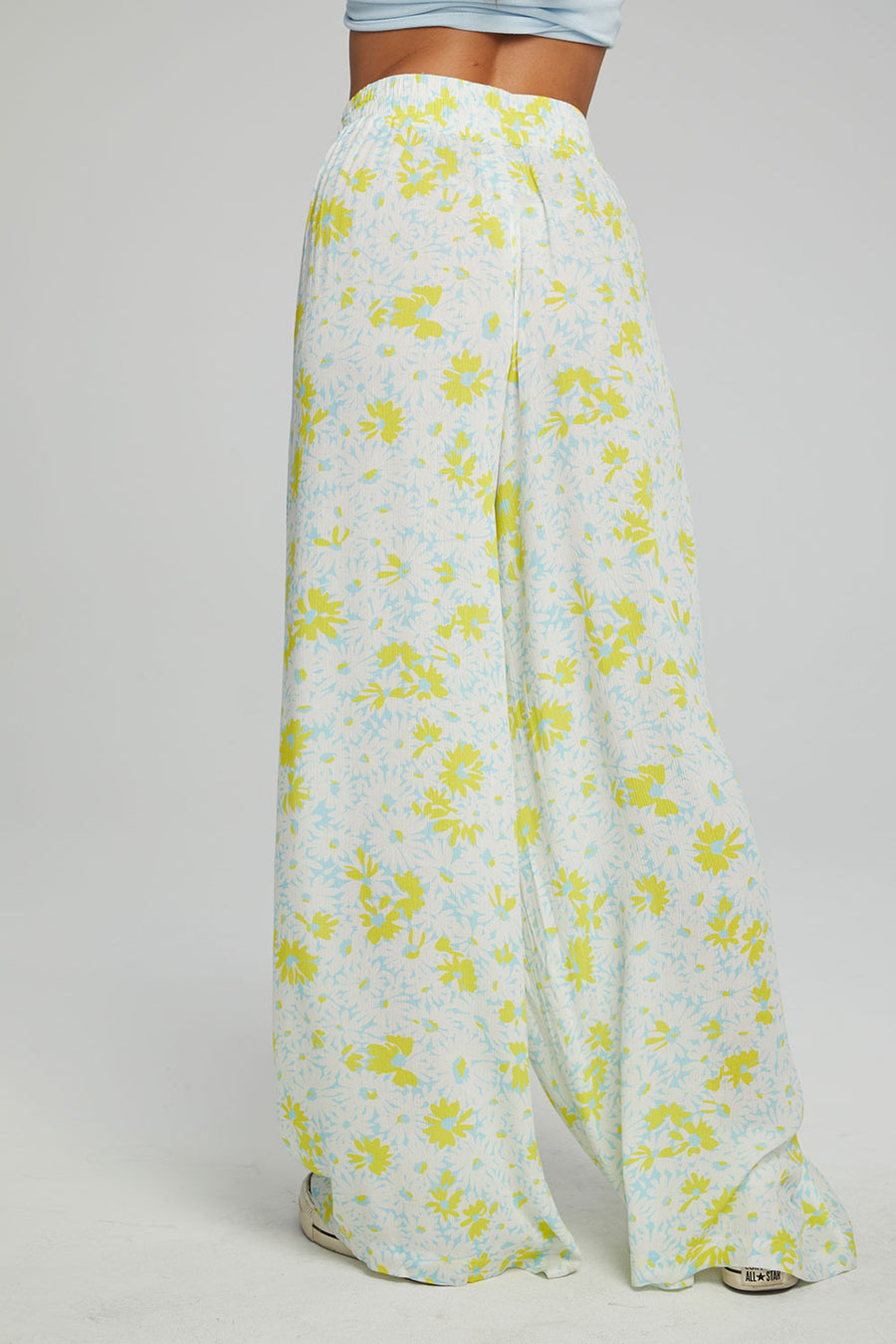 Hudson Joggers - Baby Blue Daisy Floral Print WOMENS chaserbrand