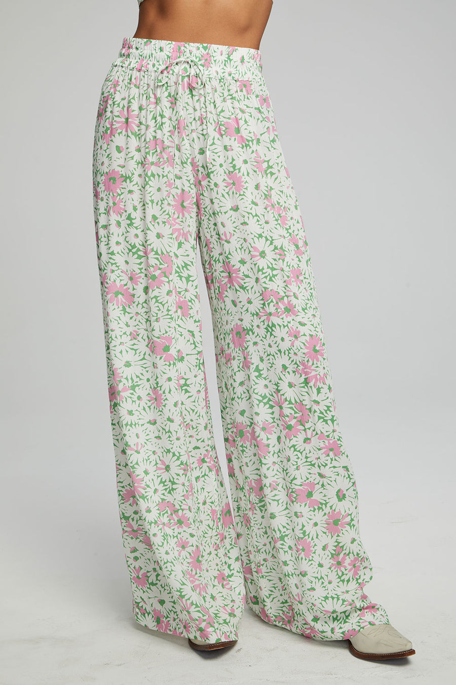 Hudson Joggers - Grass Daisy Floral WOMENS chaserbrand