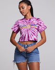 Love Sun Crop Crew Neck Tee WOMENS chaserbrand