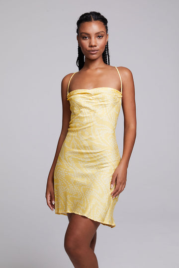 Positano Lemon Zest Slip Dress WOMENS chaserbrand