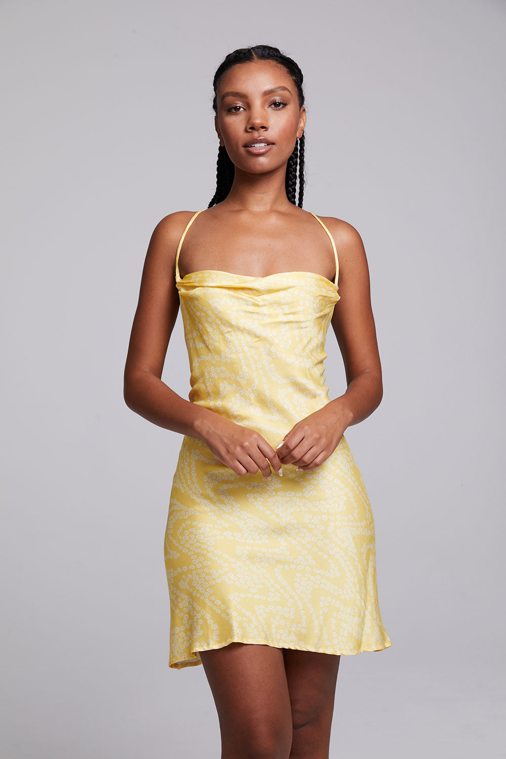 Positano Lemon Zest Slip Dress WOMENS chaserbrand