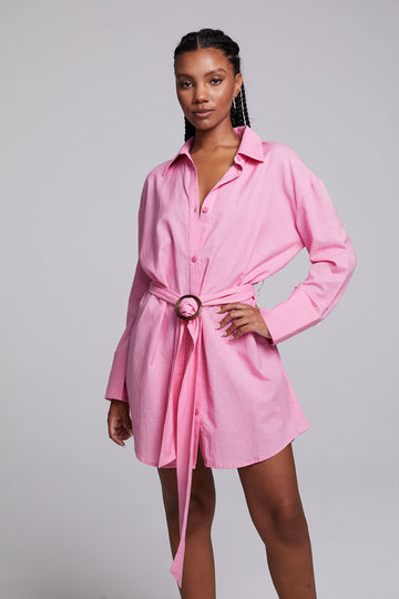 Essex Rosewater Shirt Dress WOMENS chaserbrand