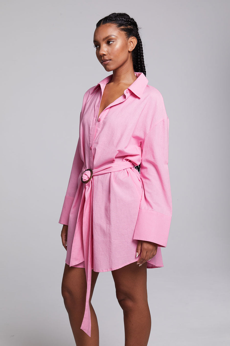 Essex Rosewater Shirt Dress WOMENS chaserbrand