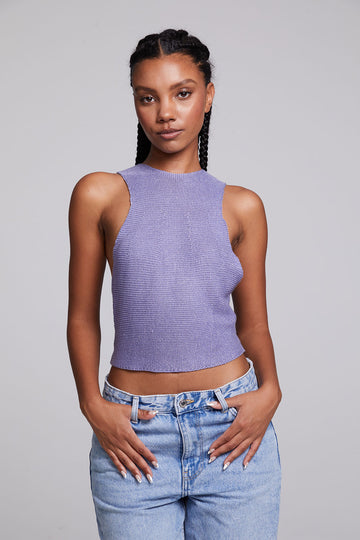 Giana Violet Tank Top WOMENS chaserbrand