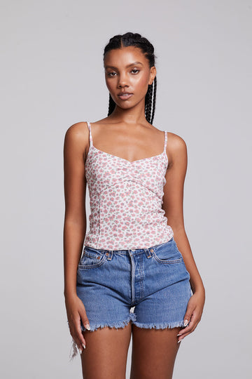Mercato Ditsy Rose Floral Tank Top WOMENS chaserbrand