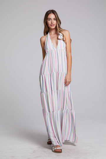 Milano Positano Stripe Maxi Dress WOMENS chaserbrand