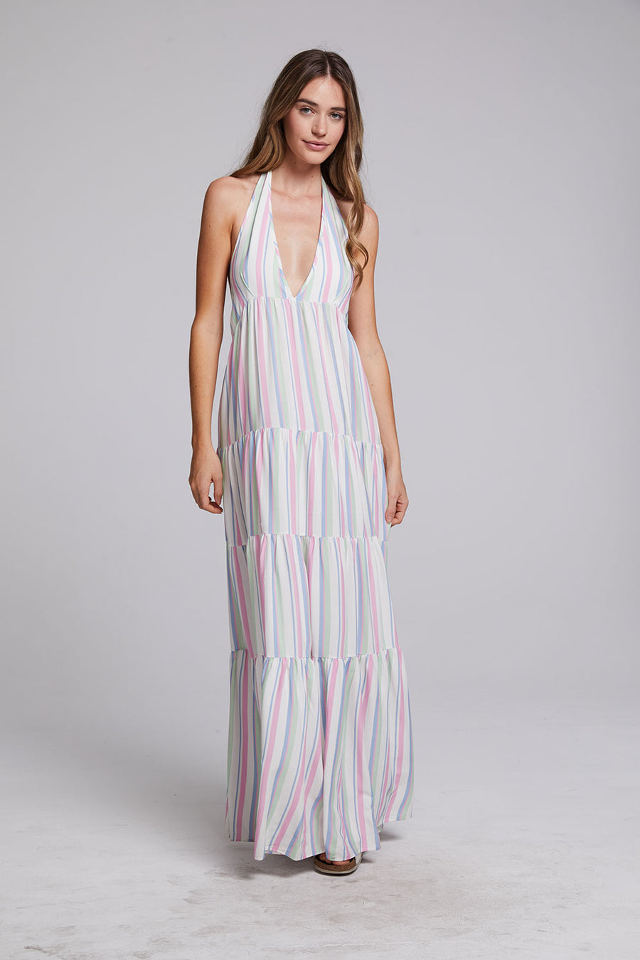 Milano Positano Stripe Maxi Dress WOMENS chaserbrand